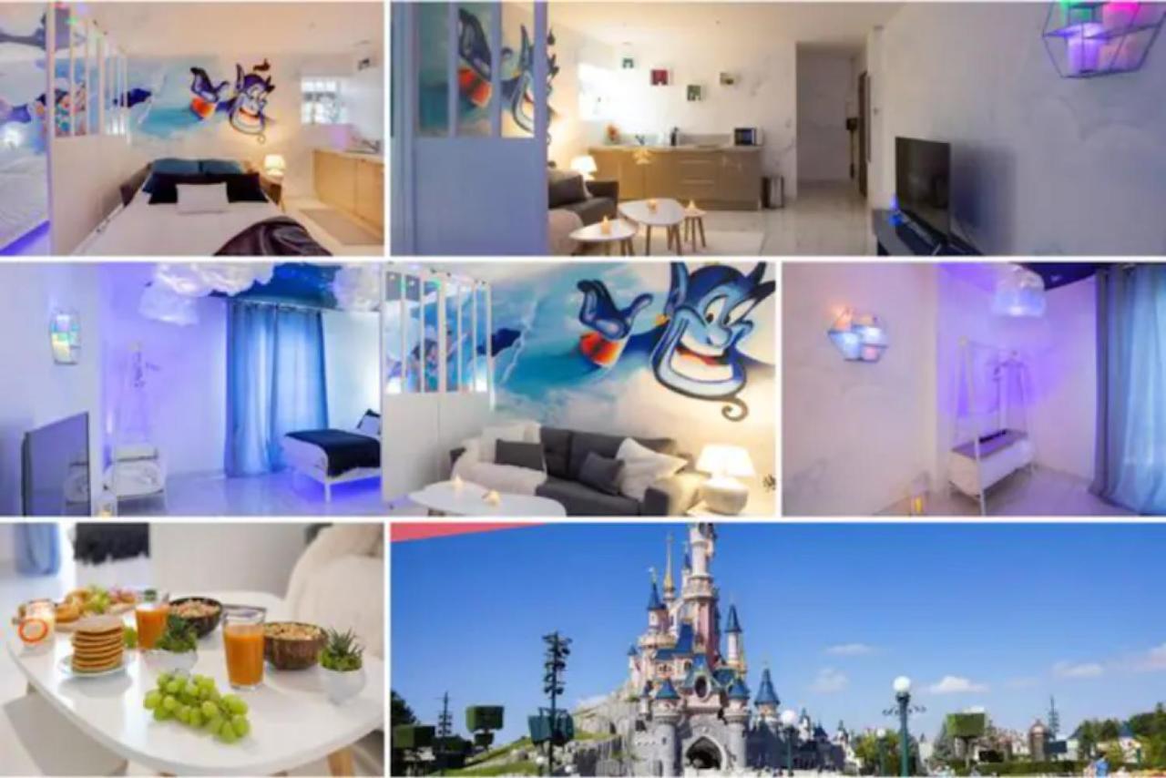 Suite Aladdin - 4P - Proche Disney Montry Buitenkant foto
